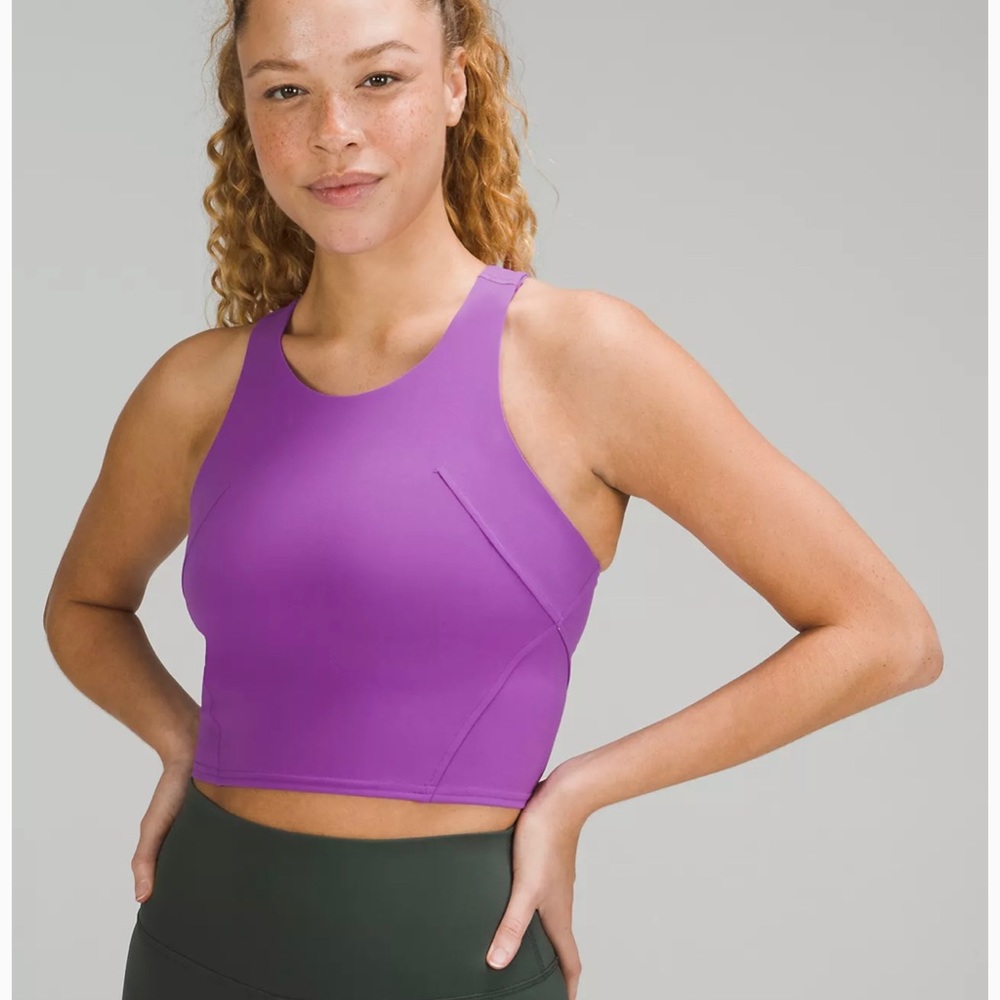 Lululemon Wunder Train Purple Tank/Bra